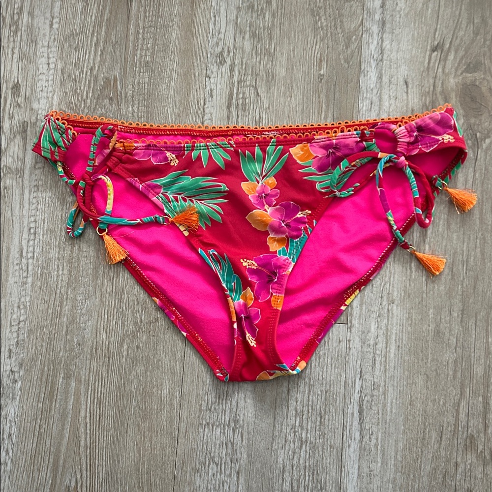 Hodie Floral Tropical Bikini Bottoms Side Tie